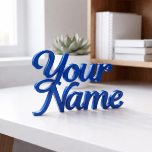 Personalized 3D Name Table Decor – Custom Color Name Showpiece